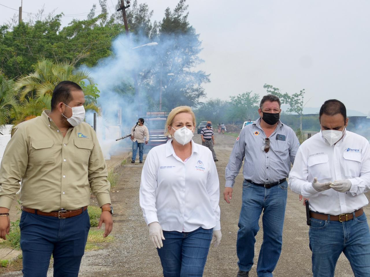 Refuerza labores de fumigación en Altamira