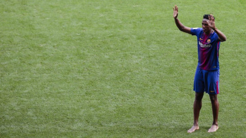 Así fue la presentación de Yerry Mina