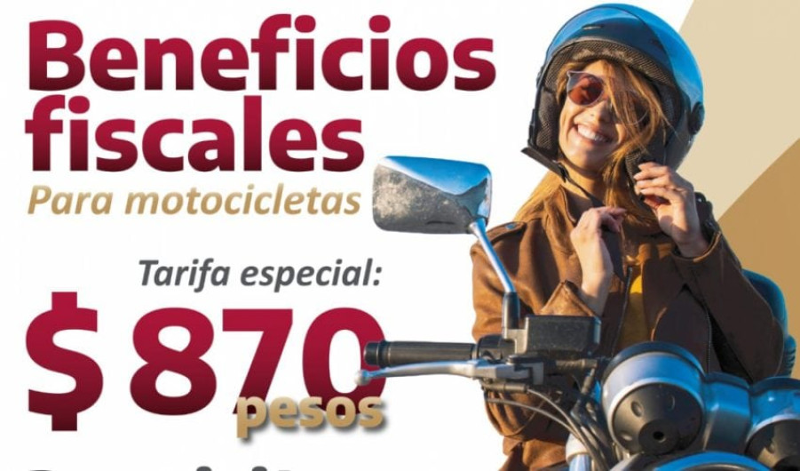 Anuncian en Tamaulipas descuento del 100 % en adeudos fiscales para motociclistas