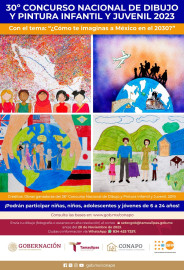 Invita gobierno municipal a Concurso Estatal y Nacional de Dibujo