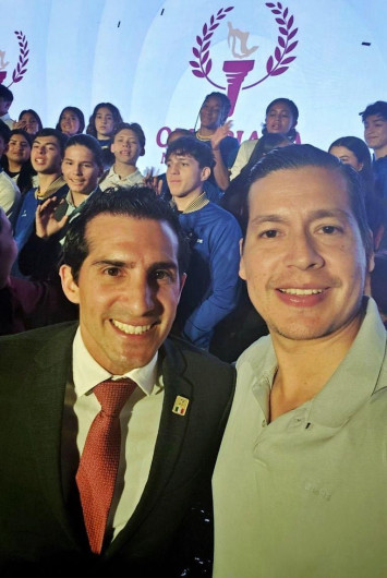 Asiste director del INDE Tamaulipas a presentación de Olimpiada Nacional CONADE 2025