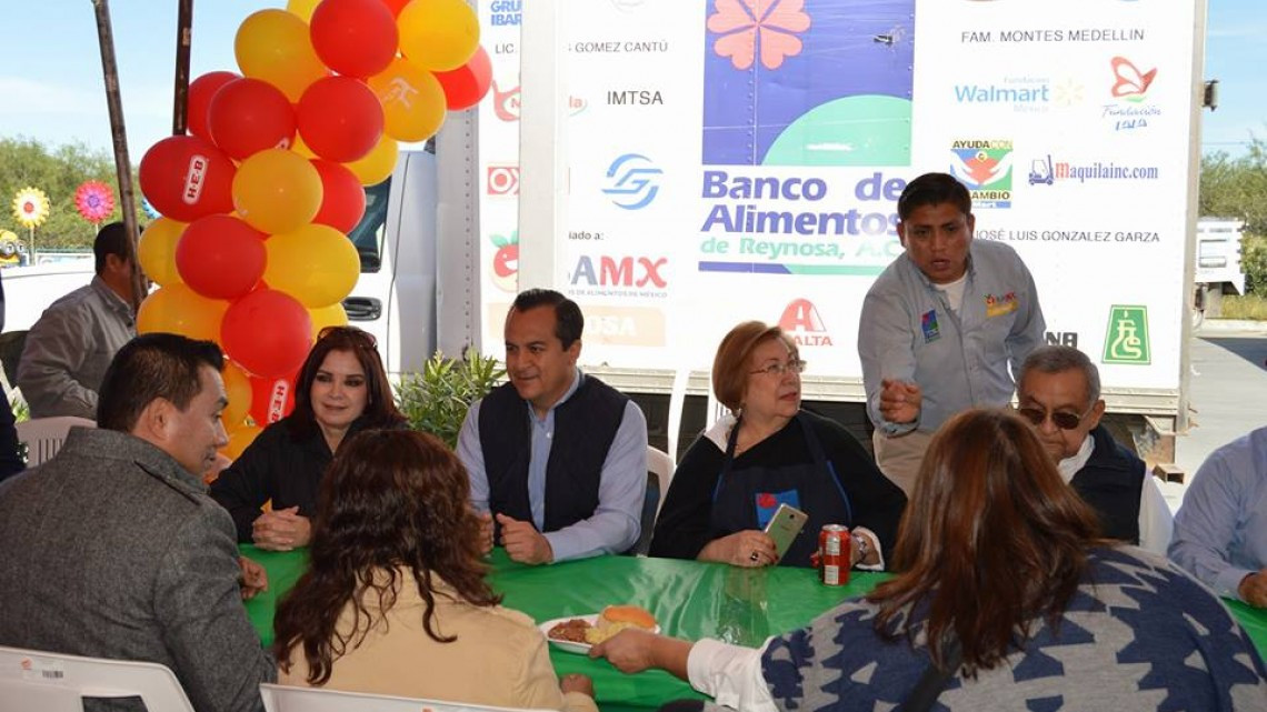 Inauguran evento de Banco de Alimentos