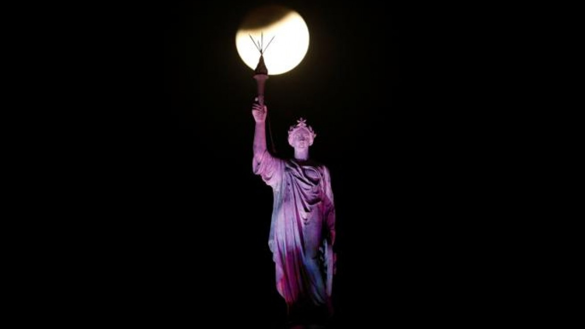 Así se vivió la superluna azul de sangre en el mundo
