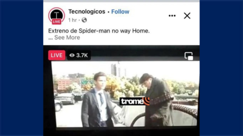 ¡A como dé lugar! Transmiten película completa de Spider-Man en Facebook