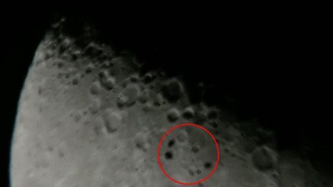Graban objetos extraños en la Luna
