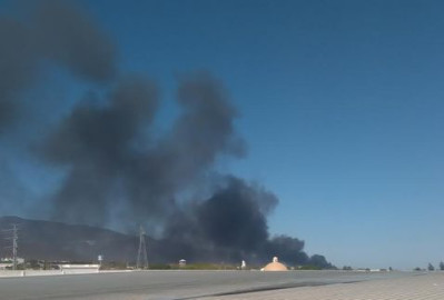 Yonke se incendia en Ciudad Victoria