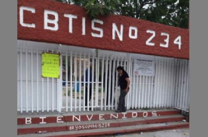 Por amenaza de atentado suspenden clases en Cbtis 234