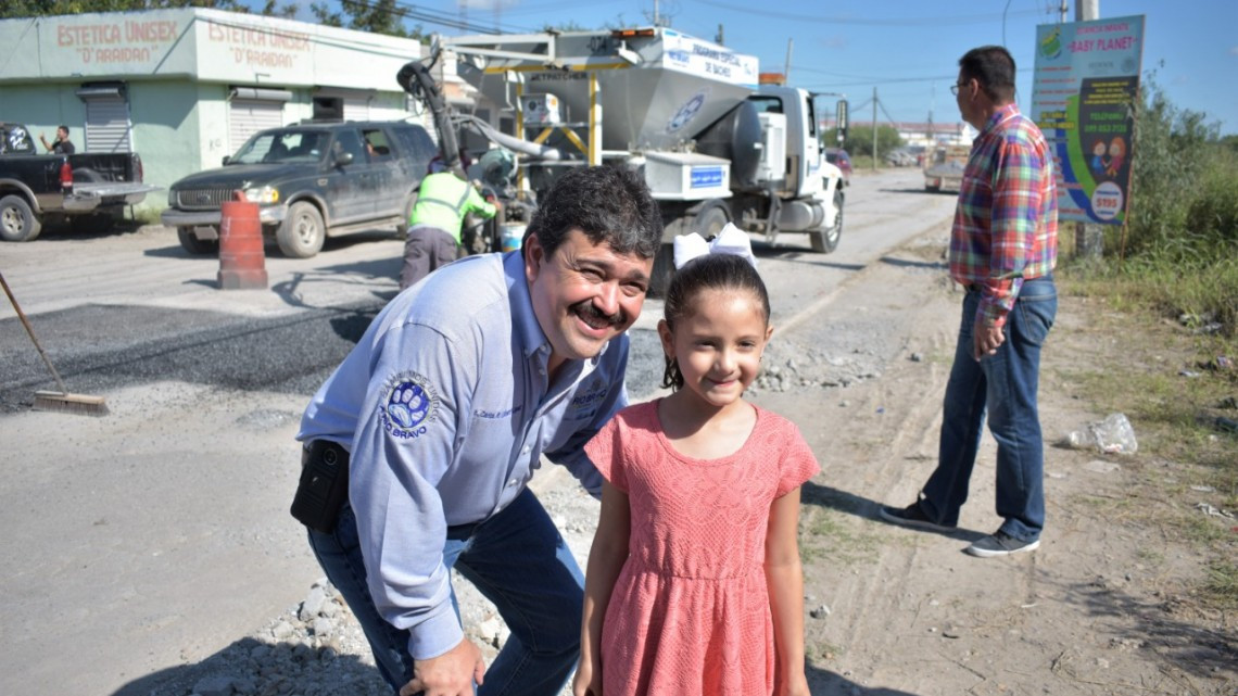 Arranca Programa Especial de Bacheo en Río Bravo