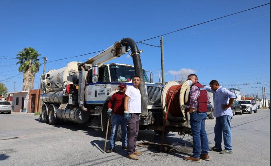 Realiza COMAPA trabajos de mejoramiento en red de agua potable