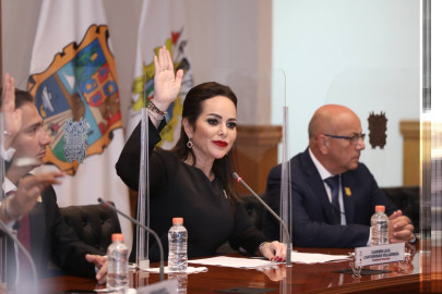 Toman protesta a los primeros funcionarios de la administración de Carmen Lilia Canturosas Villarreal 