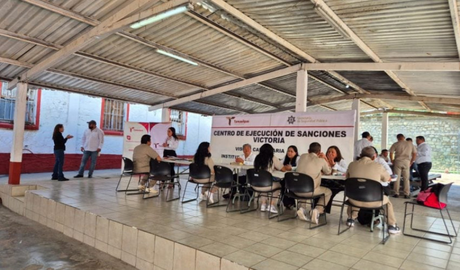 Refuerza Instituto de Defensoría Pública de Tamaulipas acceso a la justicia con jornada de visitas carcelarias en Ciudad Victoria