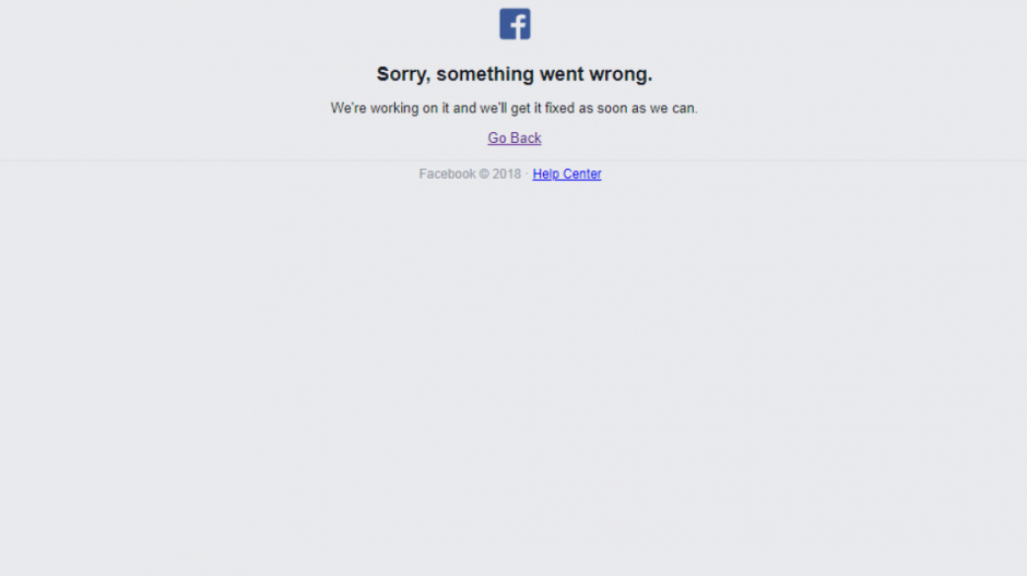 Reportan caída de Facebook y fallas en WhatsApp