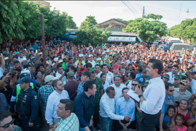 EPN supervisa acciones en Chiapas