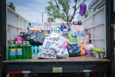 DIF Tamaulipas colecta más de 17 toneladas de ayuda para damnificados por lluvias en la frontera