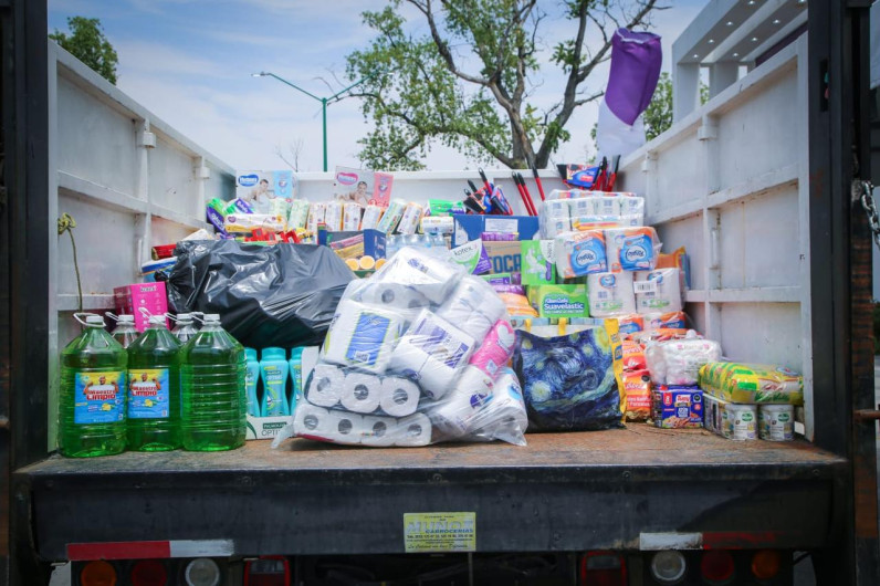 DIF Tamaulipas colecta más de 17 toneladas de ayuda para damnificados por lluvias en la frontera