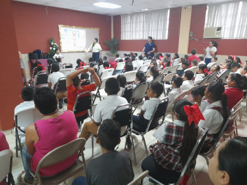 Promueven seguridad vial en la primaria Miguel Hidalgo y Costilla