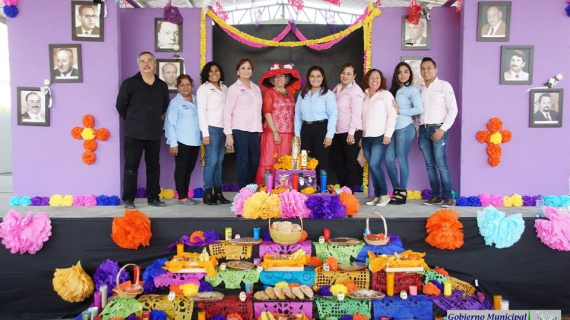 Exhiben altares de muertos en Miguel Alemán