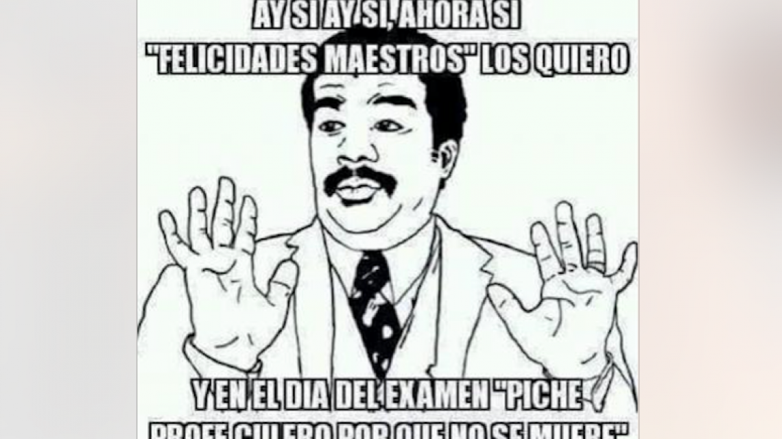 Los increíbles memes del día del Maestro