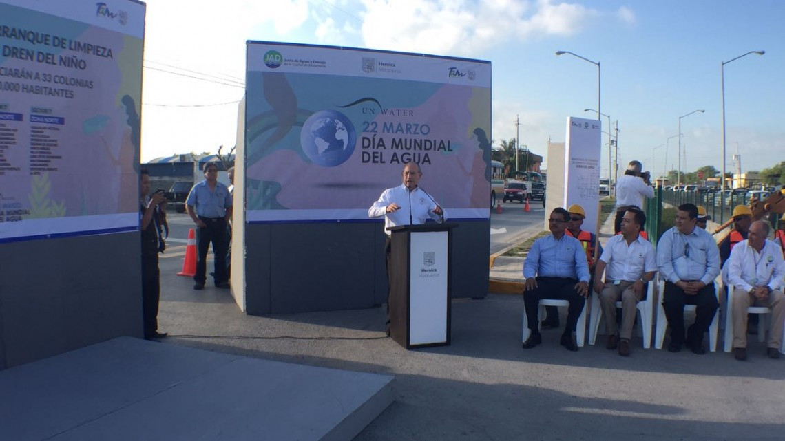 Chuchín pone en marcha la limpieza de canales y drenes 