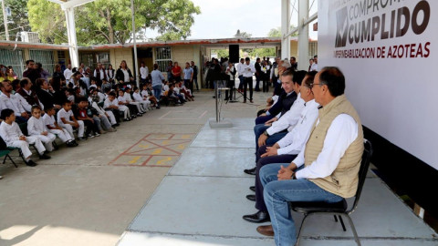 Entrega Oseguera más obras para Educación