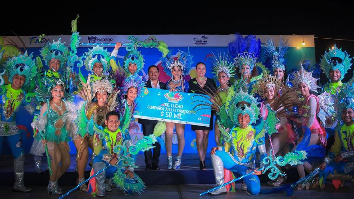 Se realiza premiación de los ganadores del Carnaval Playa Miramar 2018