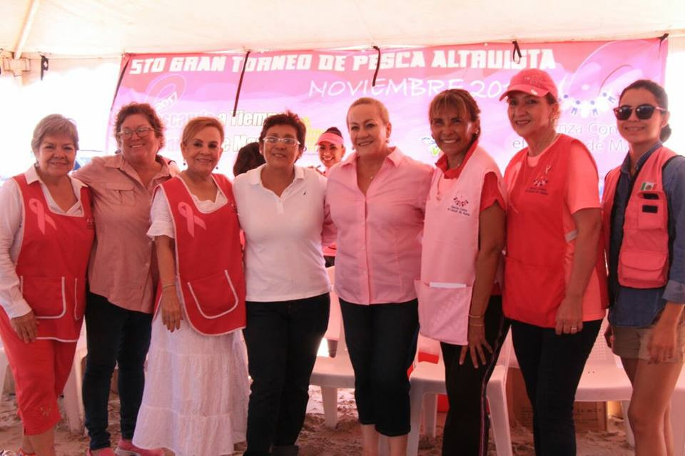 Alcaldesa acude a 5to. Torneo de Pesca