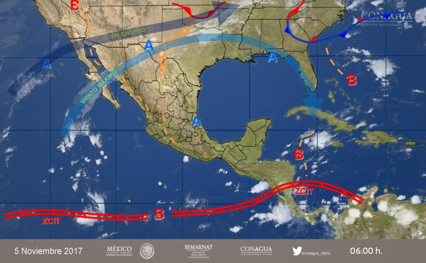 Ambiente seco y bajo potencial de lluvia en gran parte del país