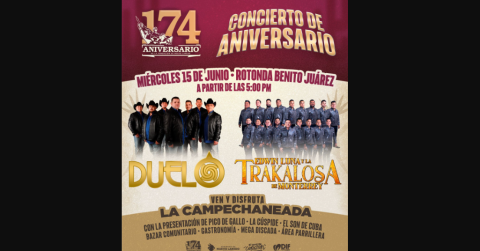  Invita Gobierno Municipal a disfrutar del Gran Concierto de Aniversario