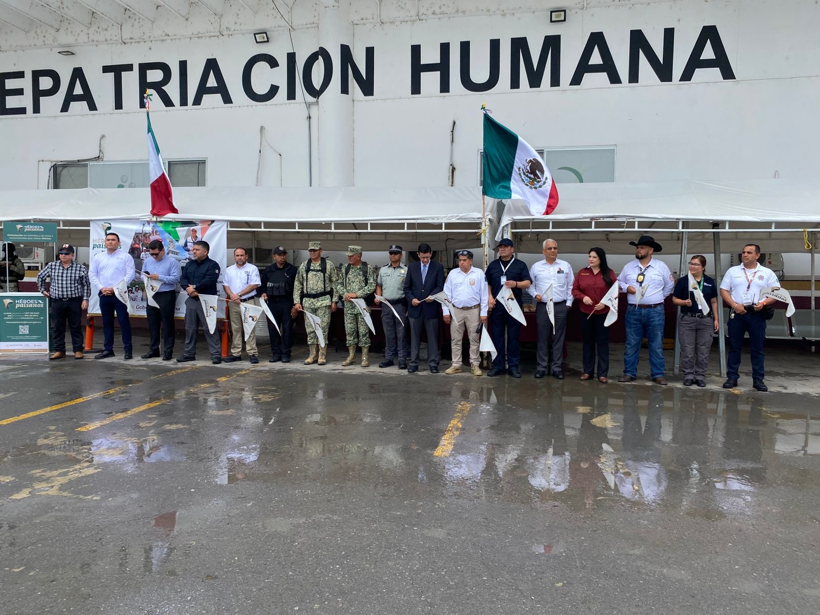 Dan banderazo a Héroes Paisanos