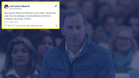 Hay una gran diferencia entre servir con el poder y servirse del poder: Meade