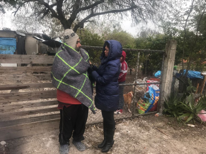 Entrega Gobierno de Tamaulipas cobertores a familias