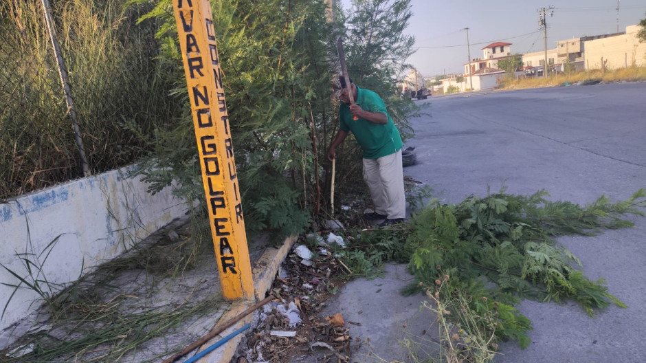 Continúan acciones de mantenimiento del Gobierno de Carlos Peña Ortiz en Reynosa