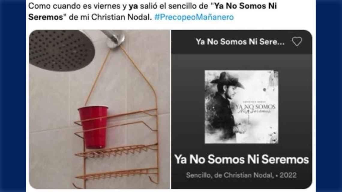 Nueva canción de Christian Nodal desata los memes en redes