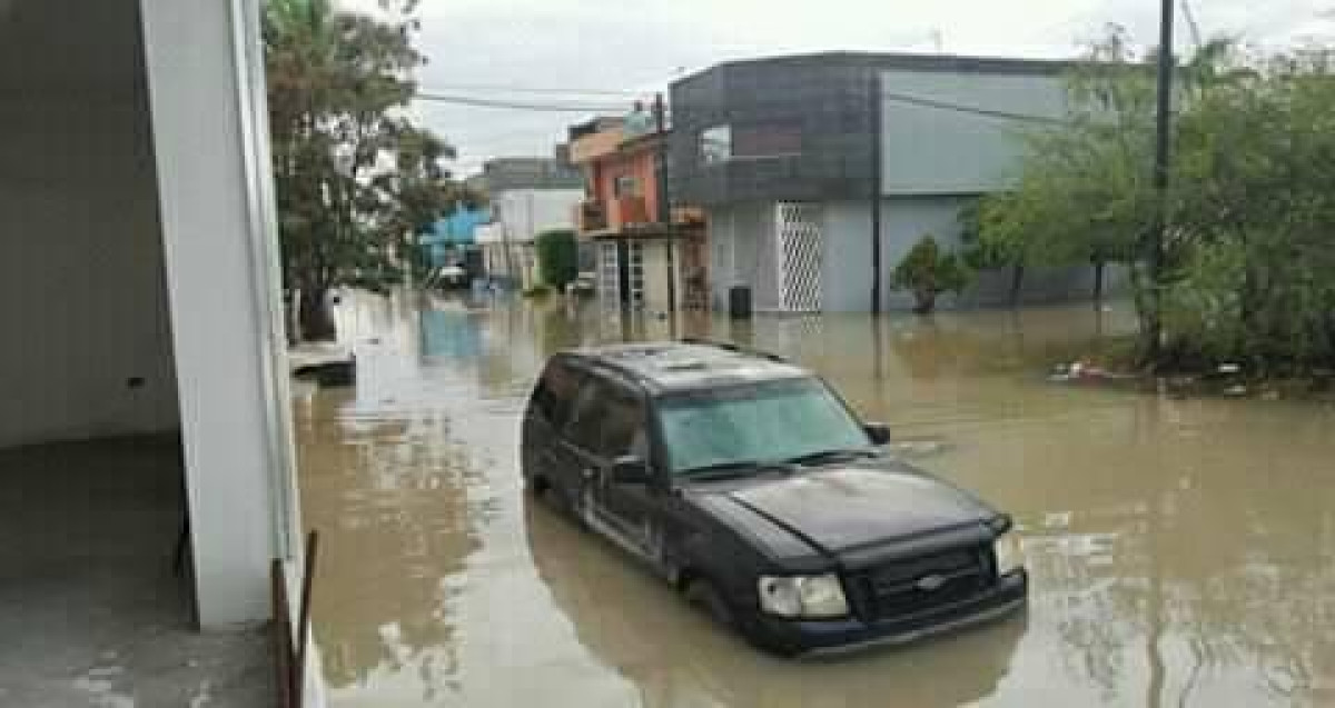 Permanecen inundadas 56 colonias en Reynosa 