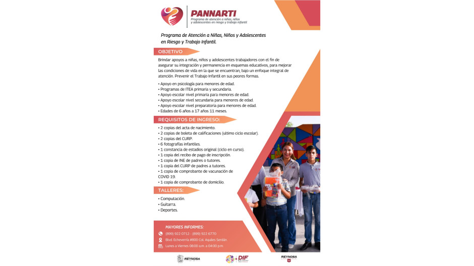 Fortalece DIF-Reynosa la atención a través del programa PANNARTI