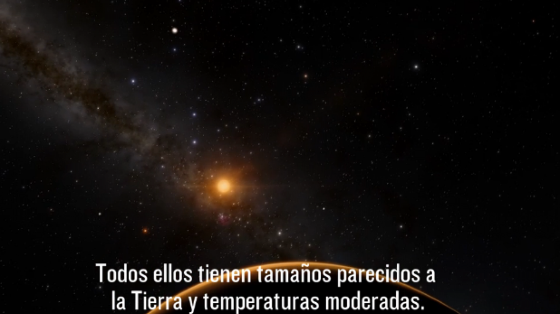 La existencia de un nuevo sistema planetario