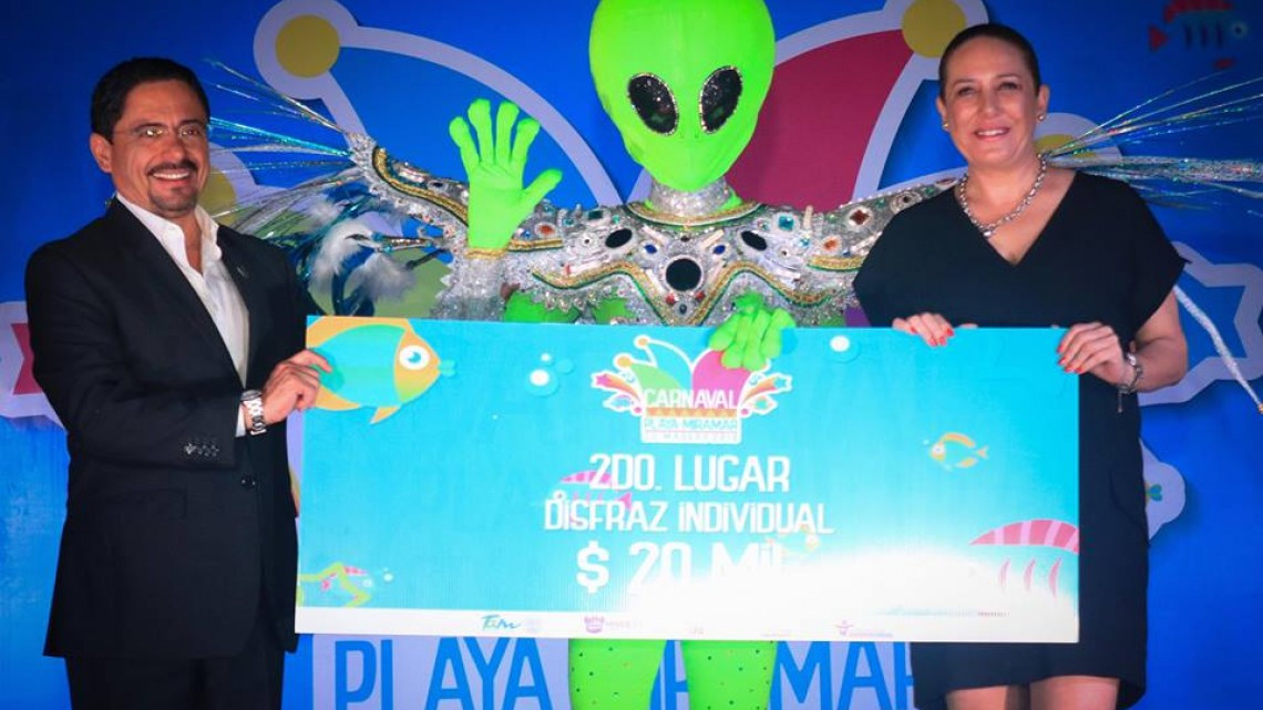 Se realiza premiación de los ganadores del Carnaval Playa Miramar 2018