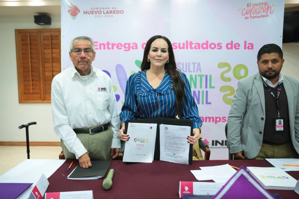 Recibe alcaldesa resultados de Consulta Infantil y Juvenil 2021; Impulsarán Políticas en favor de menores 