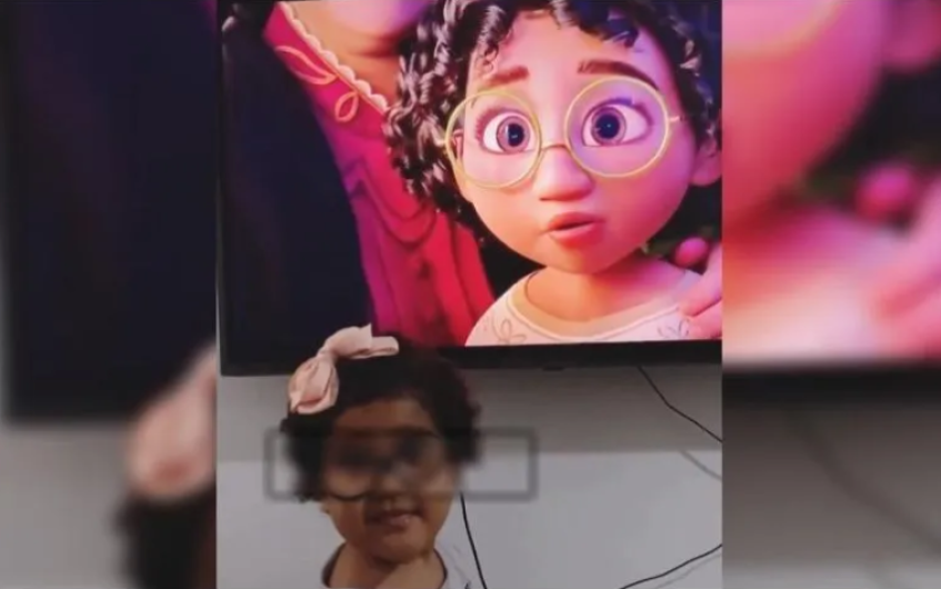 Niña de Brasil se hace viral por su parecido a "Maribel" de 'Encanto'