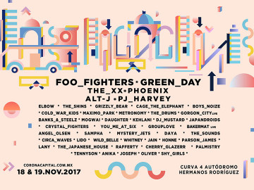 Revelan el line up del “Corona Capital 2017”