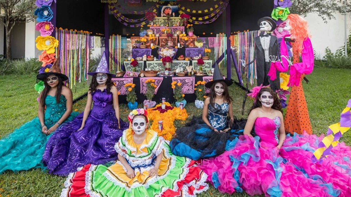 DIF Tamaulipas se une a celebración del día de muertos
