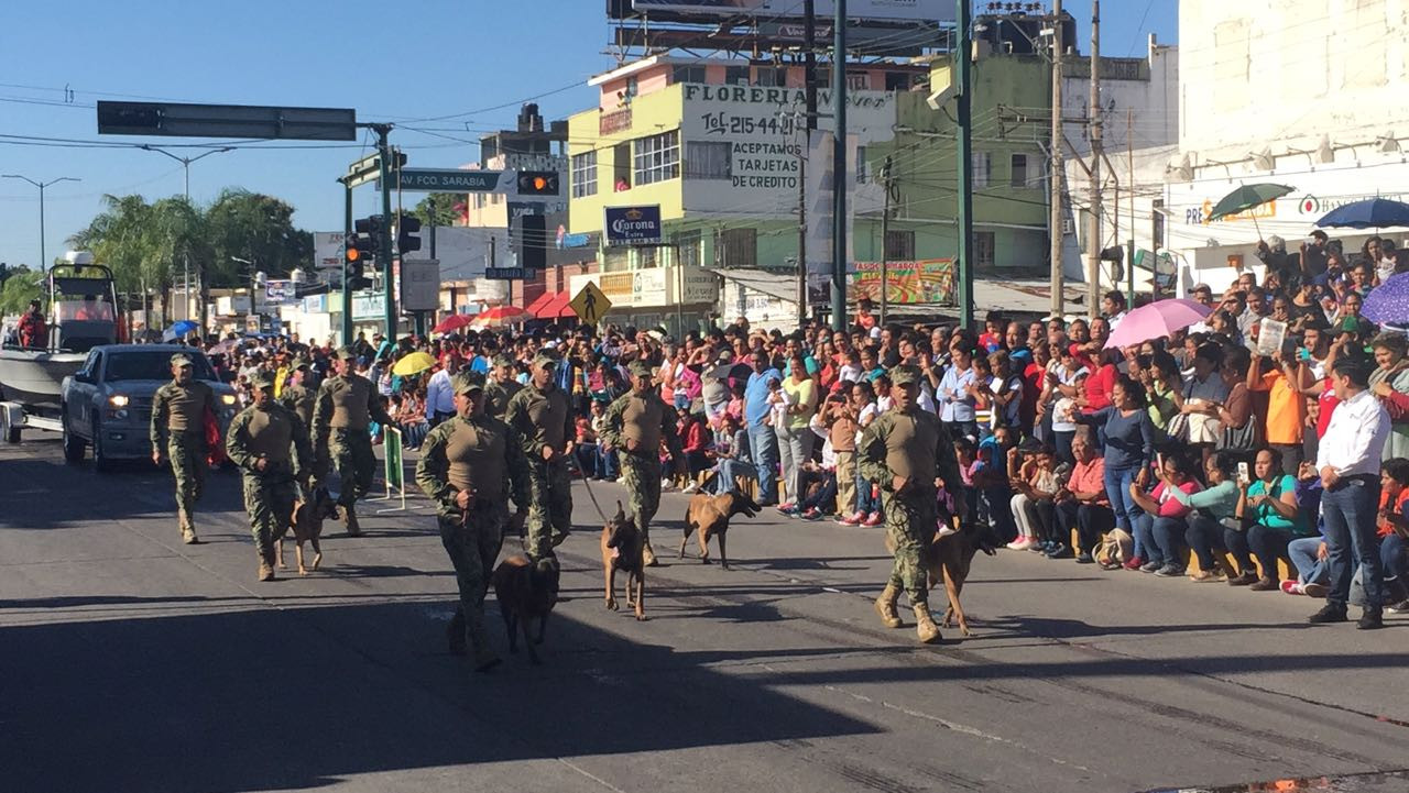 Lúcida participación de la Secretaría de Marina en desfile de la Revolución 
