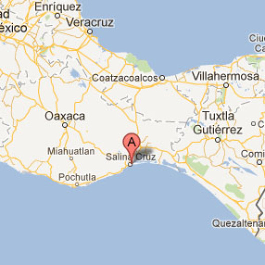 Registran sismo en Salina Cruz