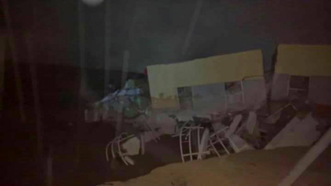 Edificio colapsa en Los Cabos por efectos de Lidia