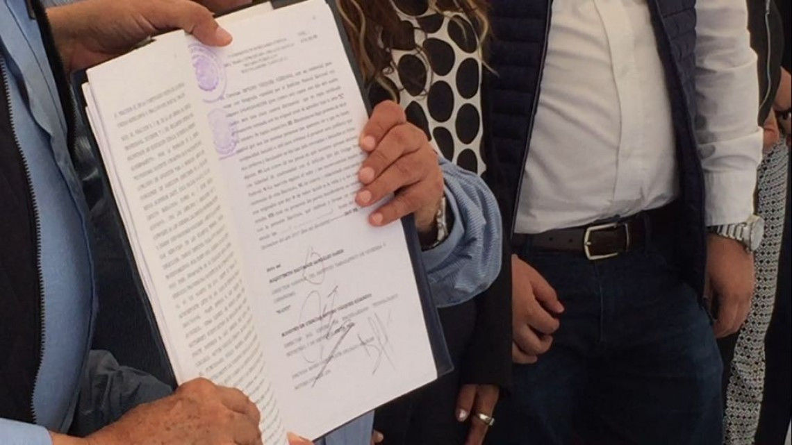 Entregan escrituras a CBTis 105 de Altamira