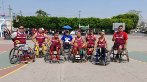 Realizarán homenaje a profesor José Santos Garza con juego de basquetbol sobre silla de ruedas