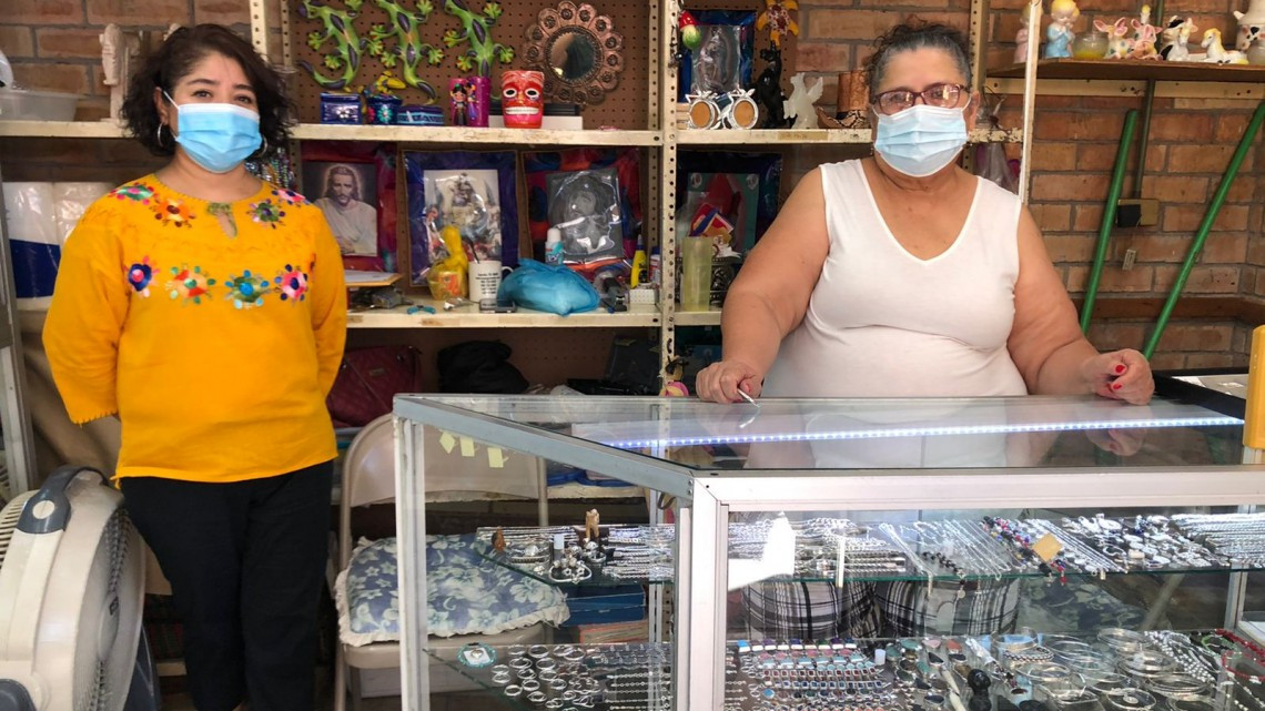 Sin ventas, agonizan artesanos del mercado Maclovio Herrera en Nuevo Laredo 