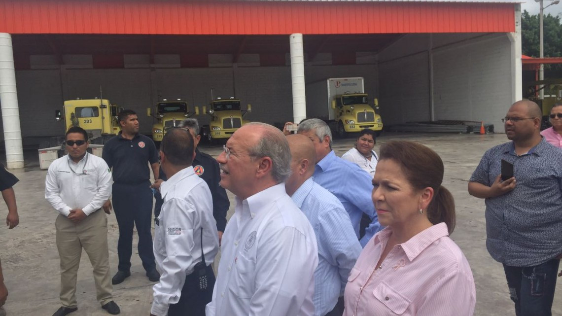 Matamoros envía 56 toneladas de víveres a Oaxaca 