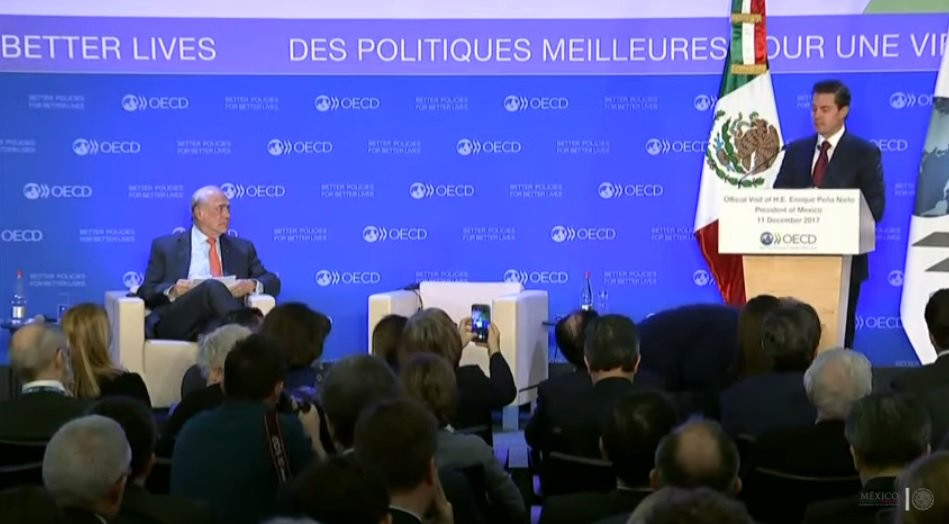 EPN preside conferencia en la OCDE