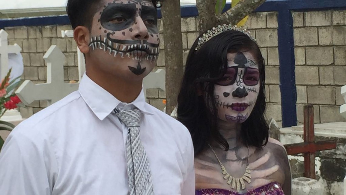 La "catrina" en cementerios del sur de Tamaulipas